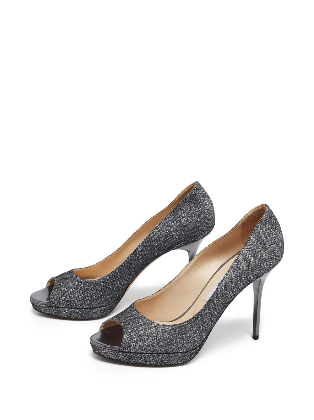Jimmy Choo Pre-Owned escarpins à bout ouvert 110 mm | Image 2