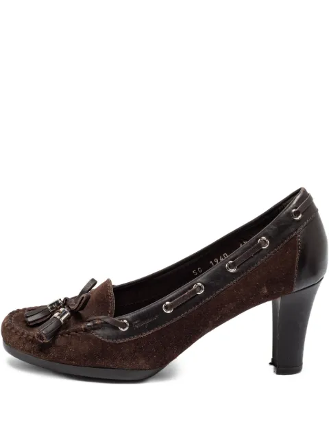 Ferragamo Pre-Owned 70mm tassel-embellished pumps