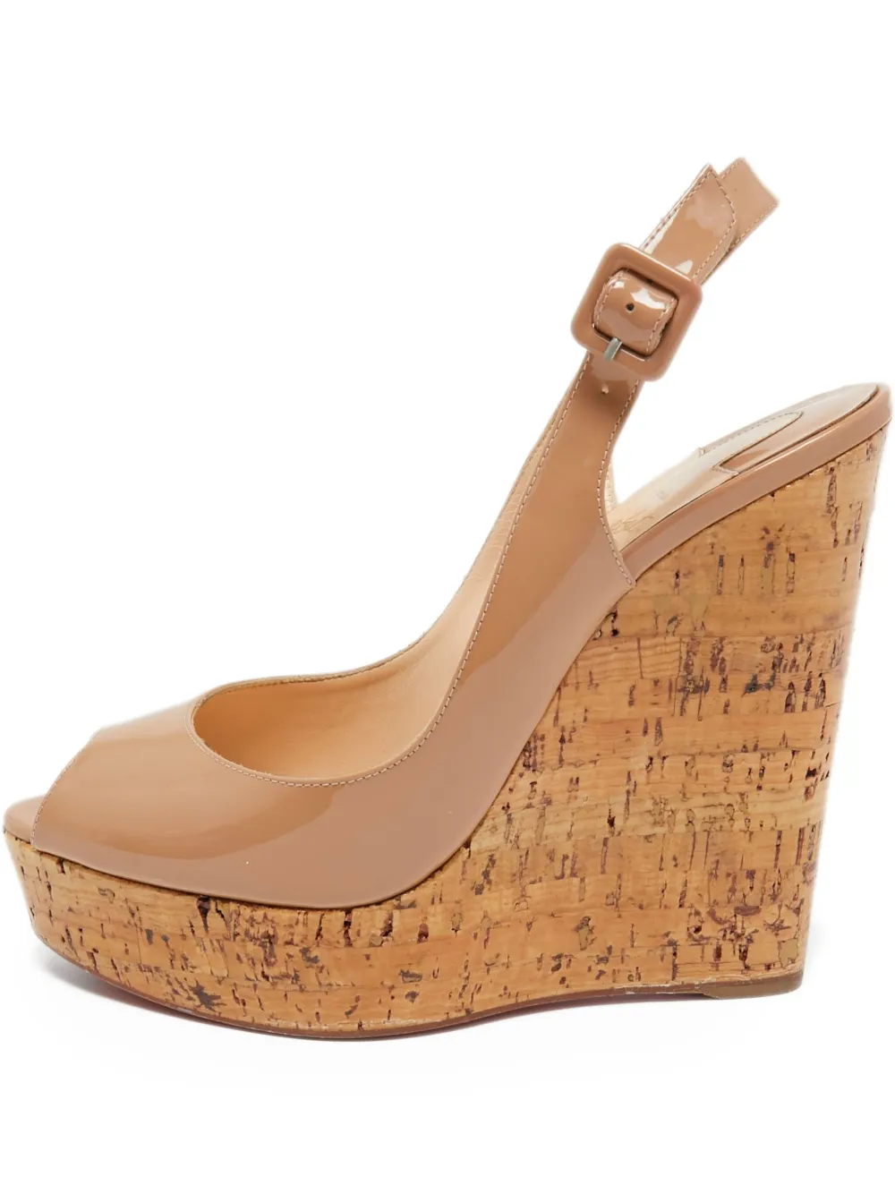 Pre-owned Christian Louboutin 140mm Une Plume Sandals