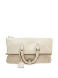 Miu Miu Pre-Owned folded-design leather tote bag - Neutrals