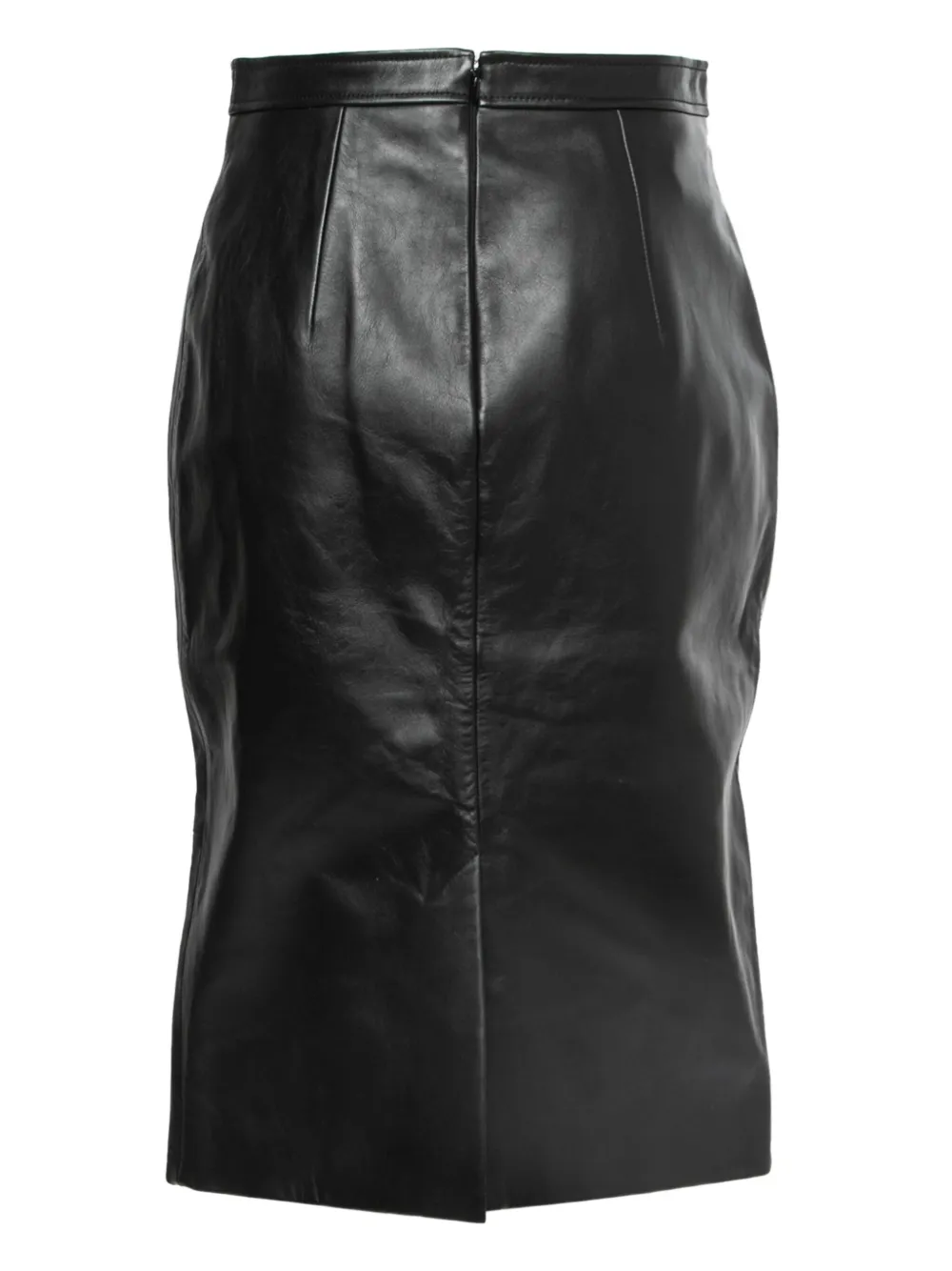 Burberry Pre-Owned cut-out leather pencil skirt | Image 2