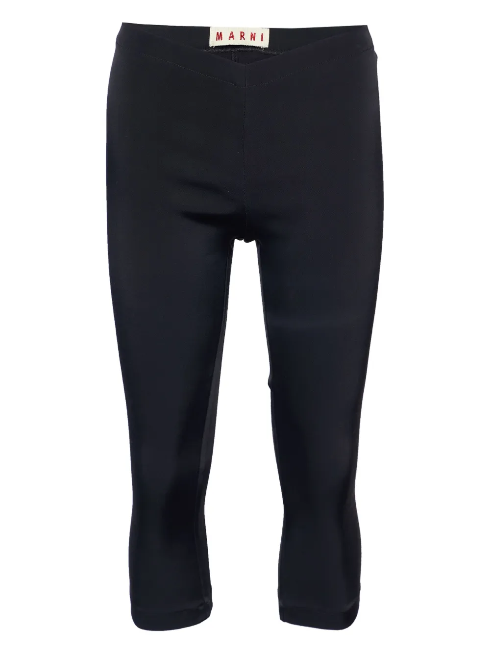 Marni Pre-Owned cropped leggings | Black | Image 1