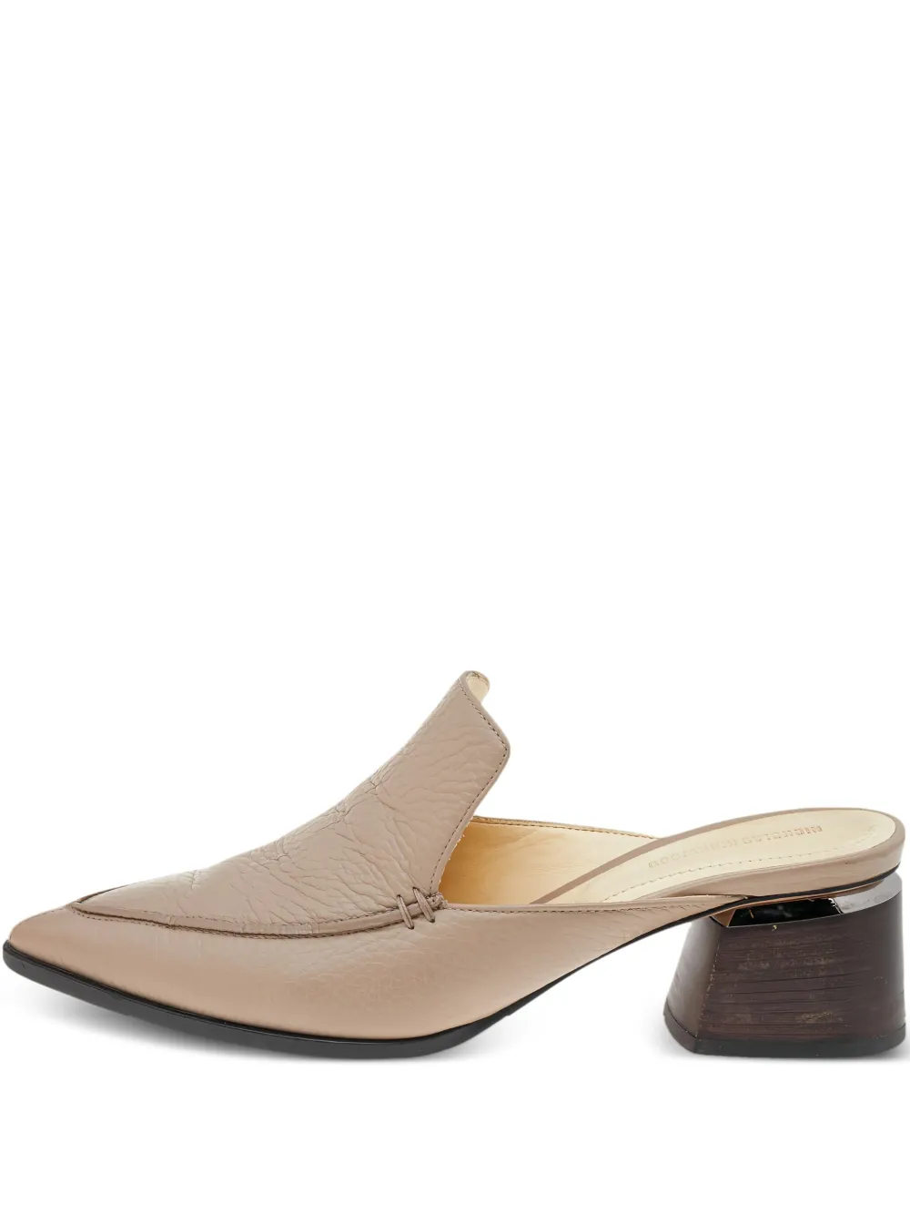 Nicholas Kirkwood pre-owned 60mm Beya leather mules | Neutrals | Image 1