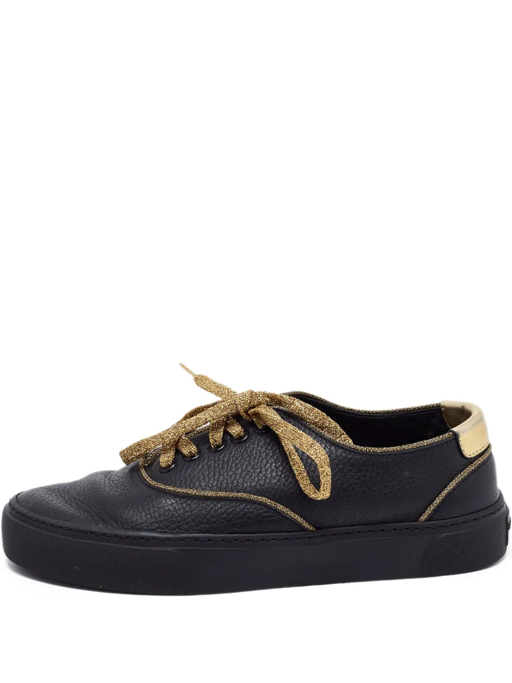 Pre-owned Saint Laurent Contrasting-detail Sneakers