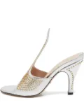 Gucci Pre-Owned 2024 90mm embellished sandals - Grey