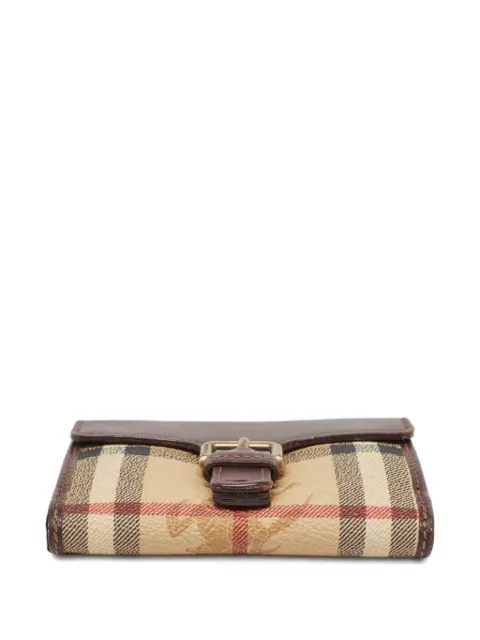 Burberry Pre-Owned buckle-flap leather wallet