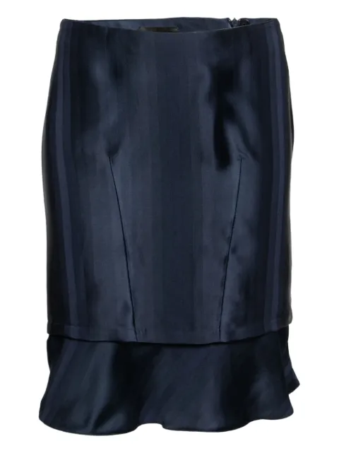 Emporio Armani Pre-Owned satin mini skirt