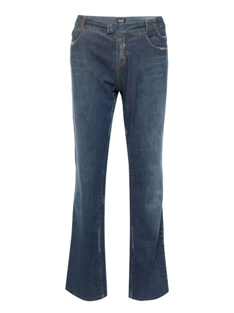 D&G Vintage logo-embroidered jeans