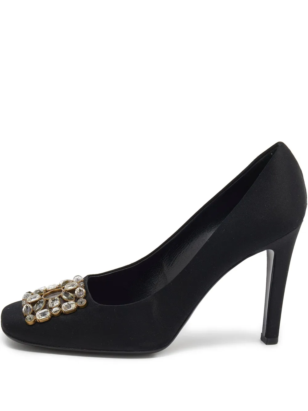 Louis Vuitton Pre-Owned Pumps mit Kristallriemen 105mm - Schwarz