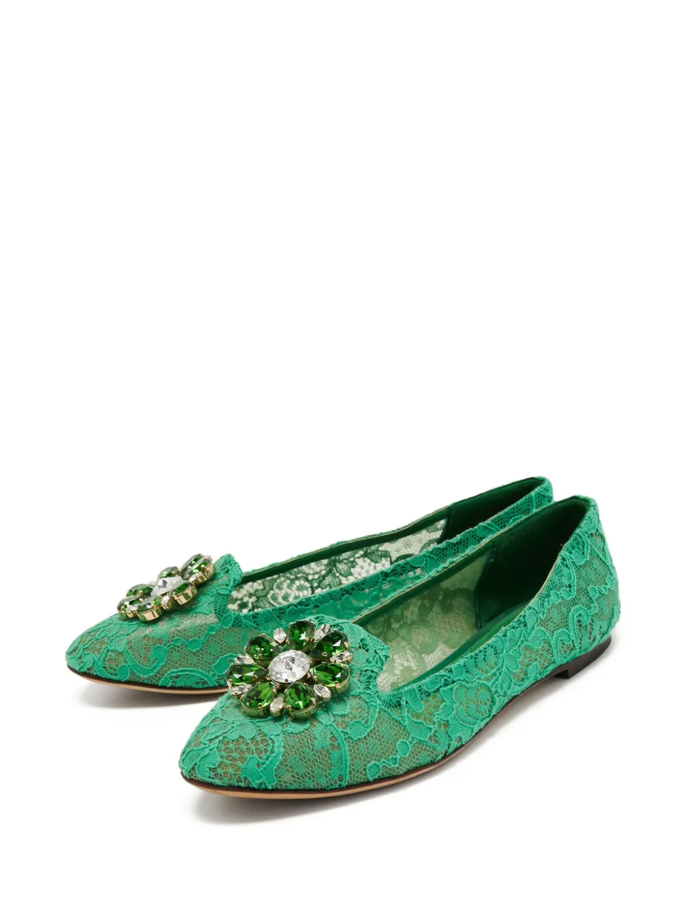 Dolce & Gabbana Pre-Owned lace ballet flats | Image 2