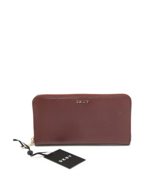 DKNY Vintage 2024 pre-owned leather zip wallet