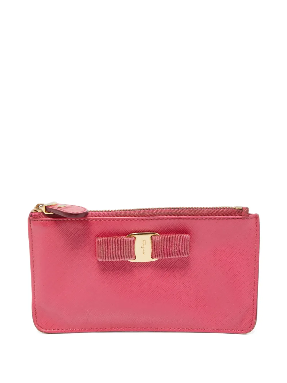 Ferragamo Pre-Owned cartera con moño Vara | rosado | Image 1