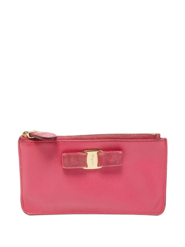 Ferragamo Pre-Owned ヴァラリボン 財布 | ピンク | FARFETCH JP