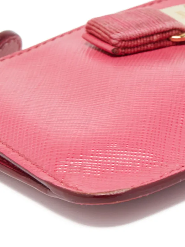Ferragamo Pre-Owned ヴァラリボン 財布 | ピンク | FARFETCH JP