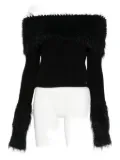 Jean Paul Gaultier shearling sweater - Black