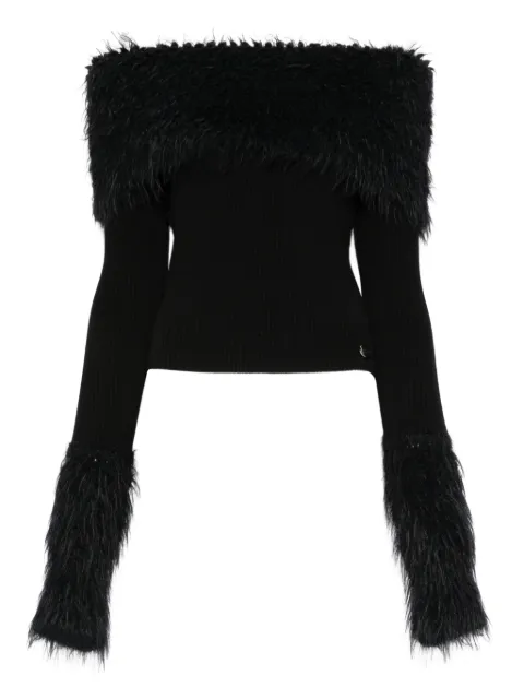 Jean Paul Gaultier shearling sweater 