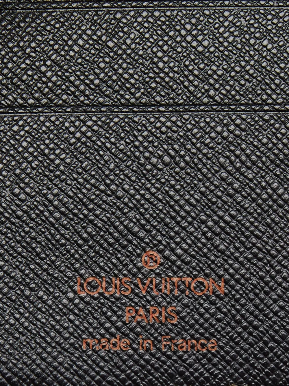 Pre-owned Louis Vuitton Textured Leather Cardholder