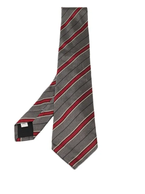 Valentino Garavani Pre-Owned corbata con motivo pied de poule