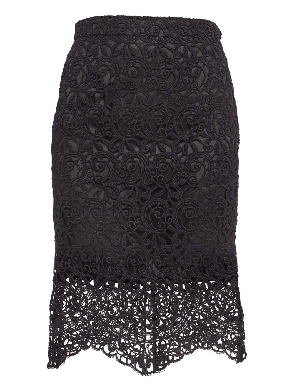 Burberry Pre-Owned embroidered pencil skirt | Black | Image 1