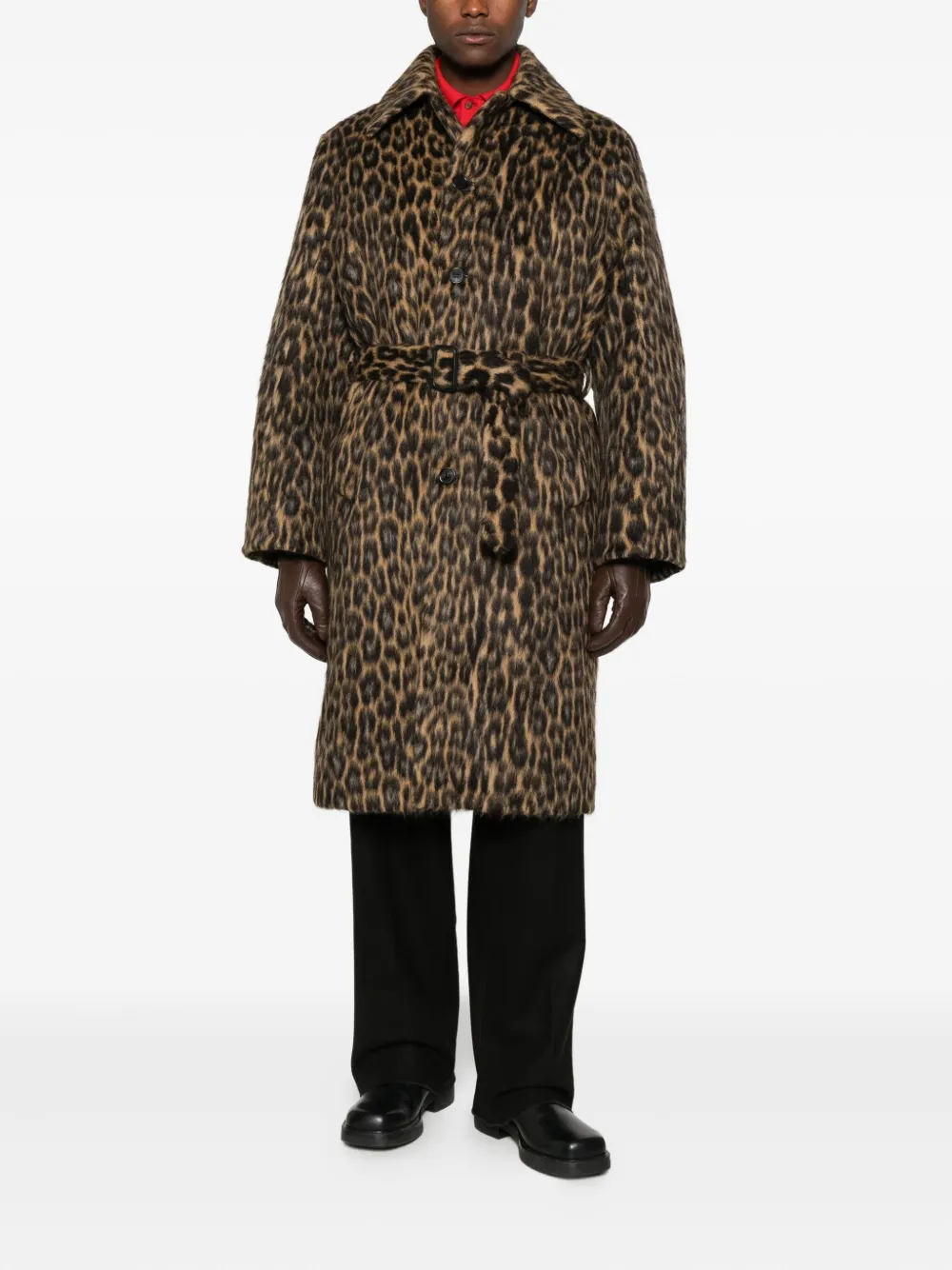 Lanvin animal-print coat | Single Breasted Coats | Image 2