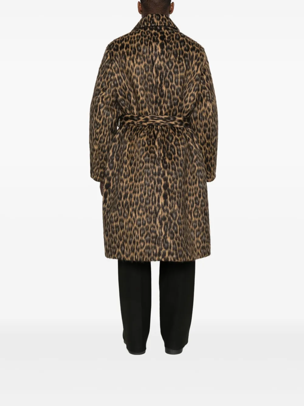 Lanvin Jas met dierenprint Bruin
