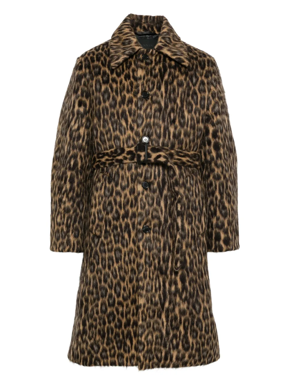 Lanvin animal-print coat | Brown | Image 1