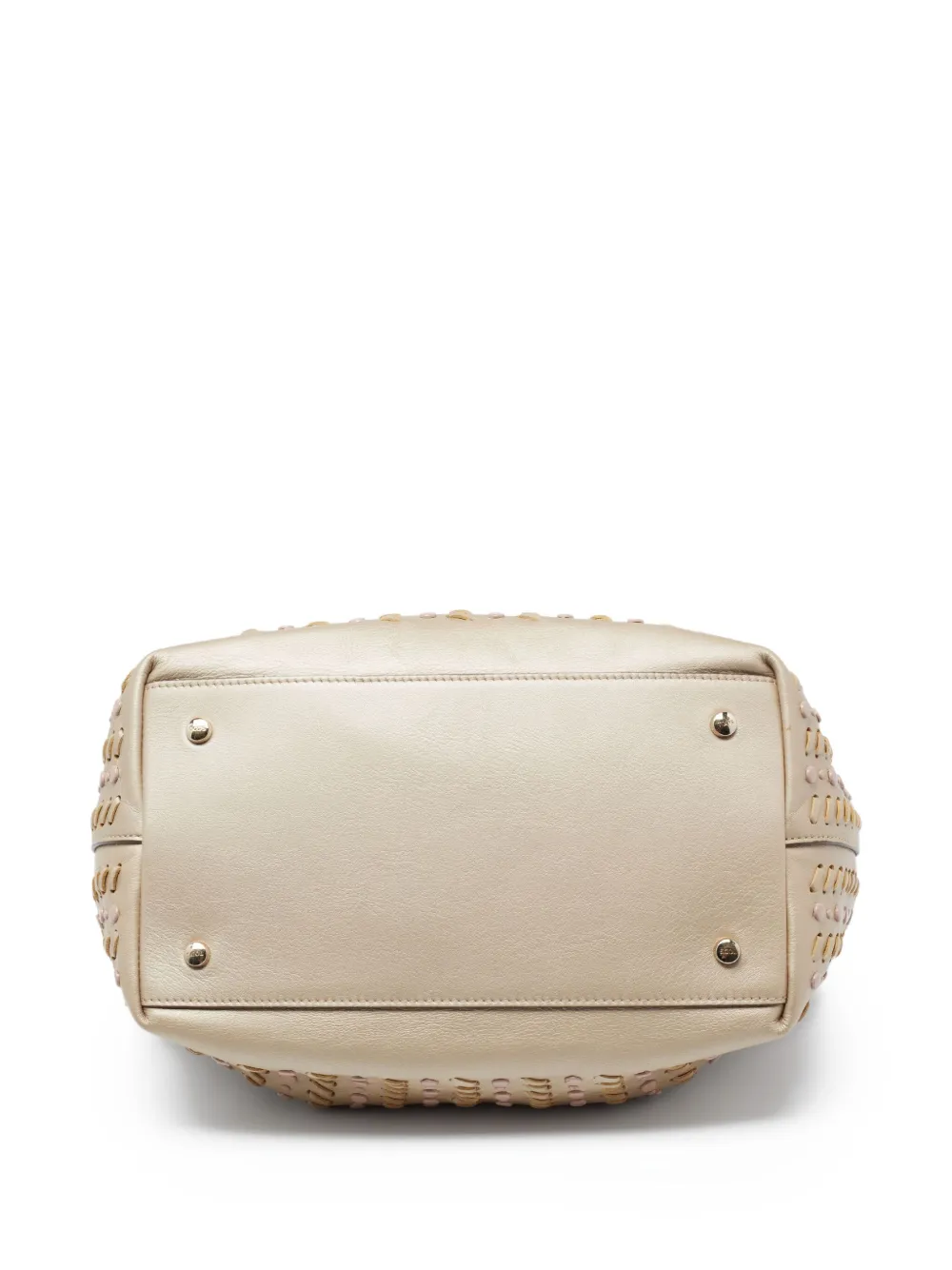 Pre-owned Tod's Vintage Stud-embellished Tote Bag
