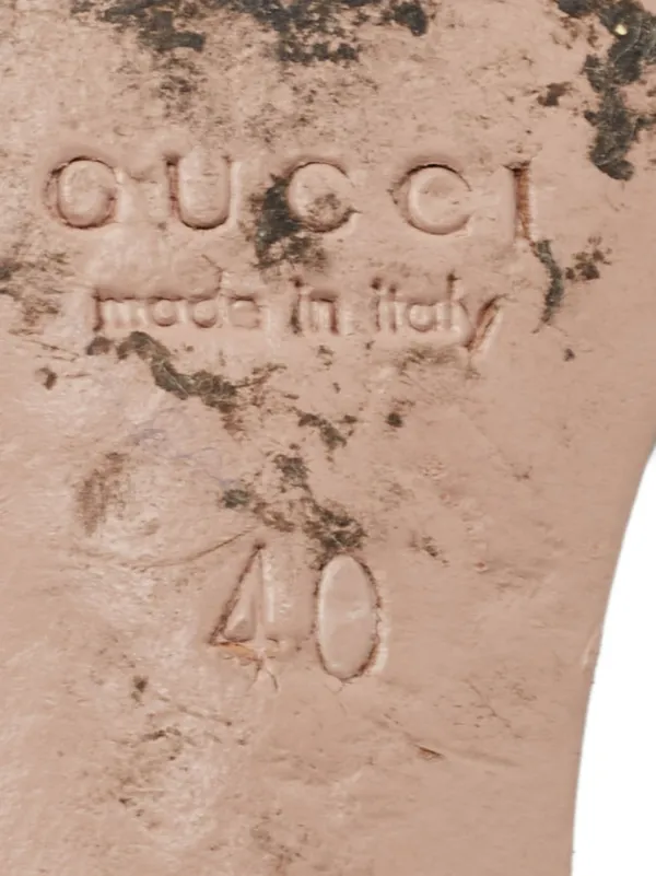 Gucci Pre-Owned コルクウェッジサンダル 120mm | ブラック | FARFETCH JP