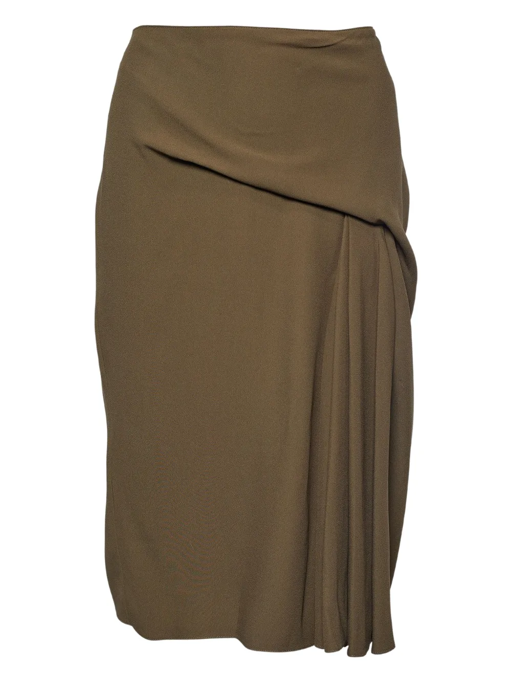 Versace Pre-Owned draped midi skirt | Green | Image 1