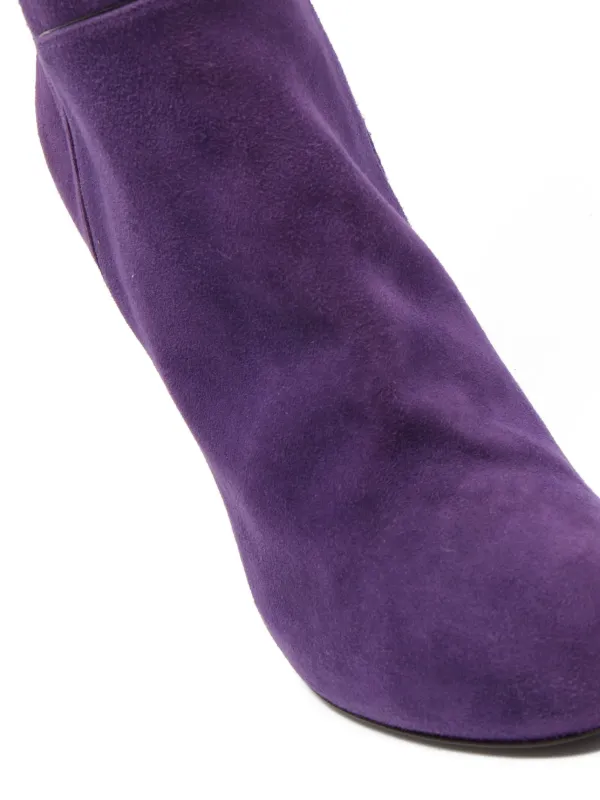 Sergio Rossi Vintage pre-owned 130mm thigh-high Suede Boots