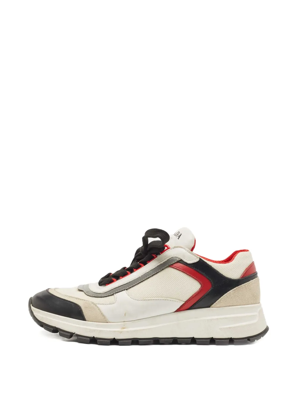 Prada Pre-Owned 2024 sneakers met colourblocking - Beige