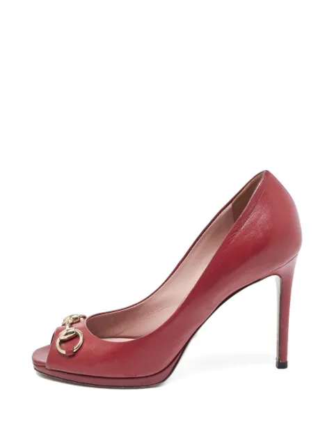 Gucci Pre-Owned 110mm leather heeled pumps