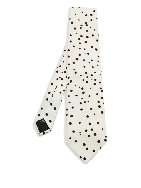 Dolce & Gabbana Pre-Owned 2024 폴카 도트 실크 넥타이