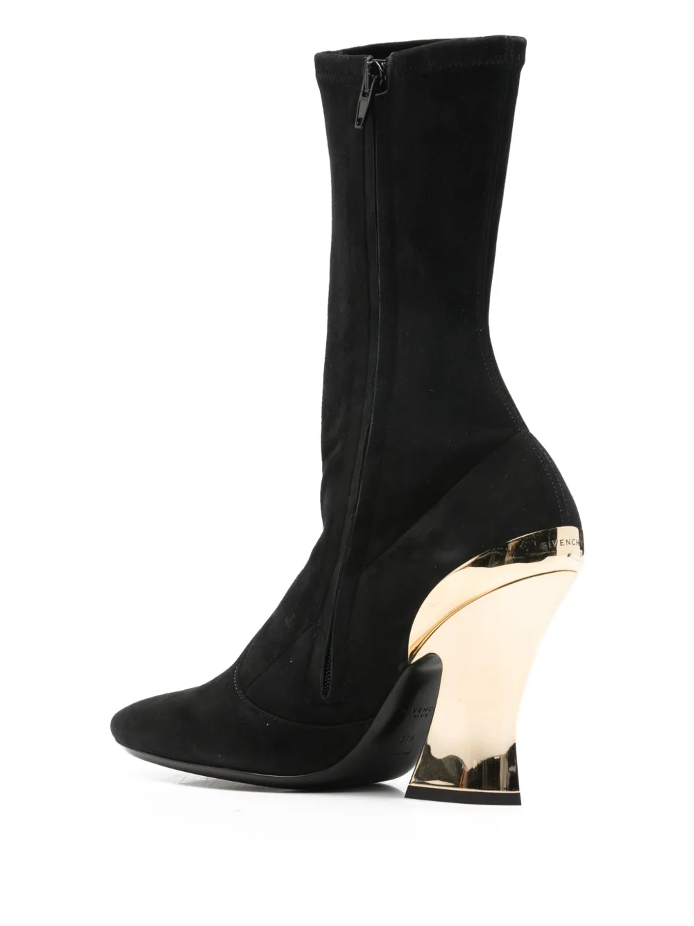 Givenchy 100mm Sculptured Boots In Black