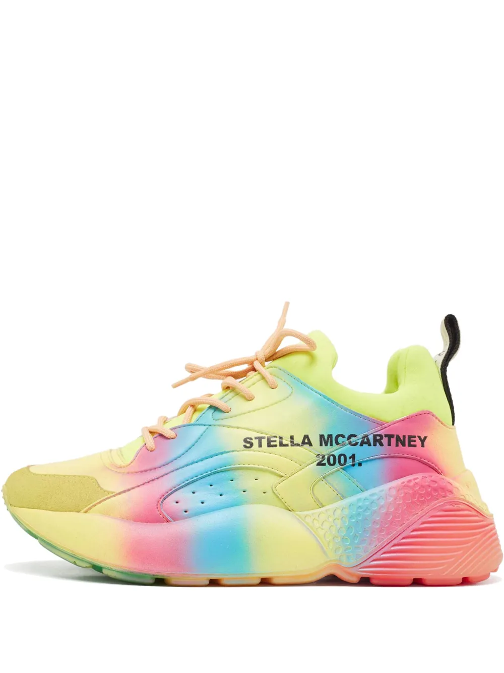 Stella McCartney Pre-Owned tie-dye sneakers | Yellow | Image 1