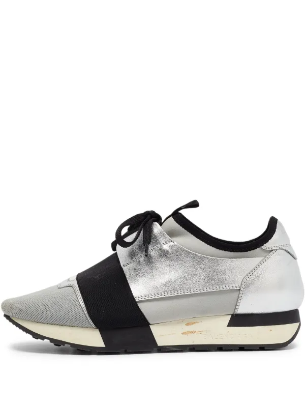 Balenciaga Pre-Owned Race Runner スニーカー | グレー | FARFETCH JP