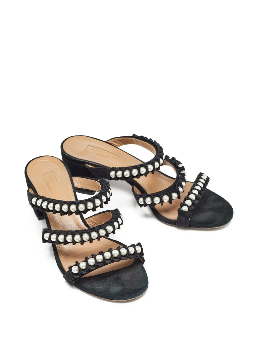 Aquazzura suede 60mm leather sandals | Image 2