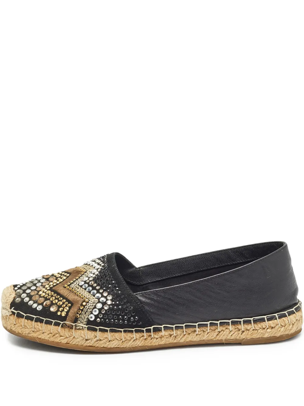 Le Silla crystal-embellished espadrilles | Black | Image 1