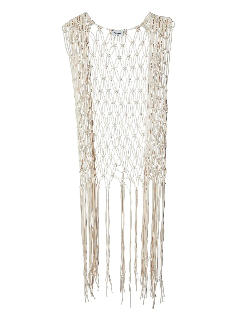 Nanushka chaleco de macramé | neutro | Image 1