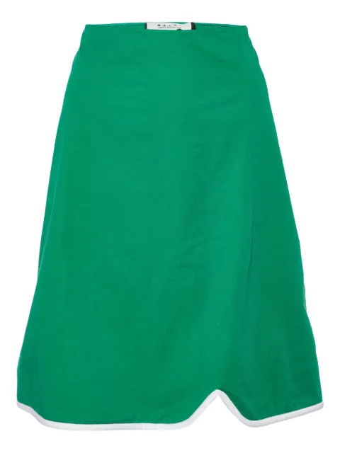 Marni Pre-Owned cotton midi skirt