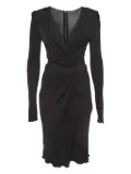 Dolce & Gabbana Pre-Owned 2023 wrap midi dress - Black