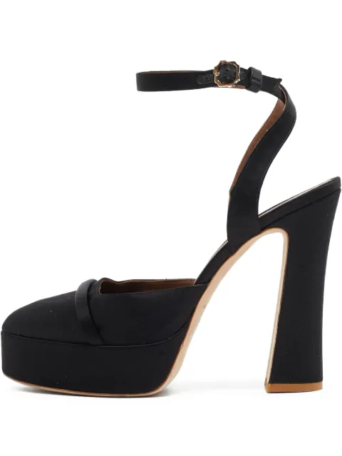 Malone Souliers 130mm leather heeled pumps