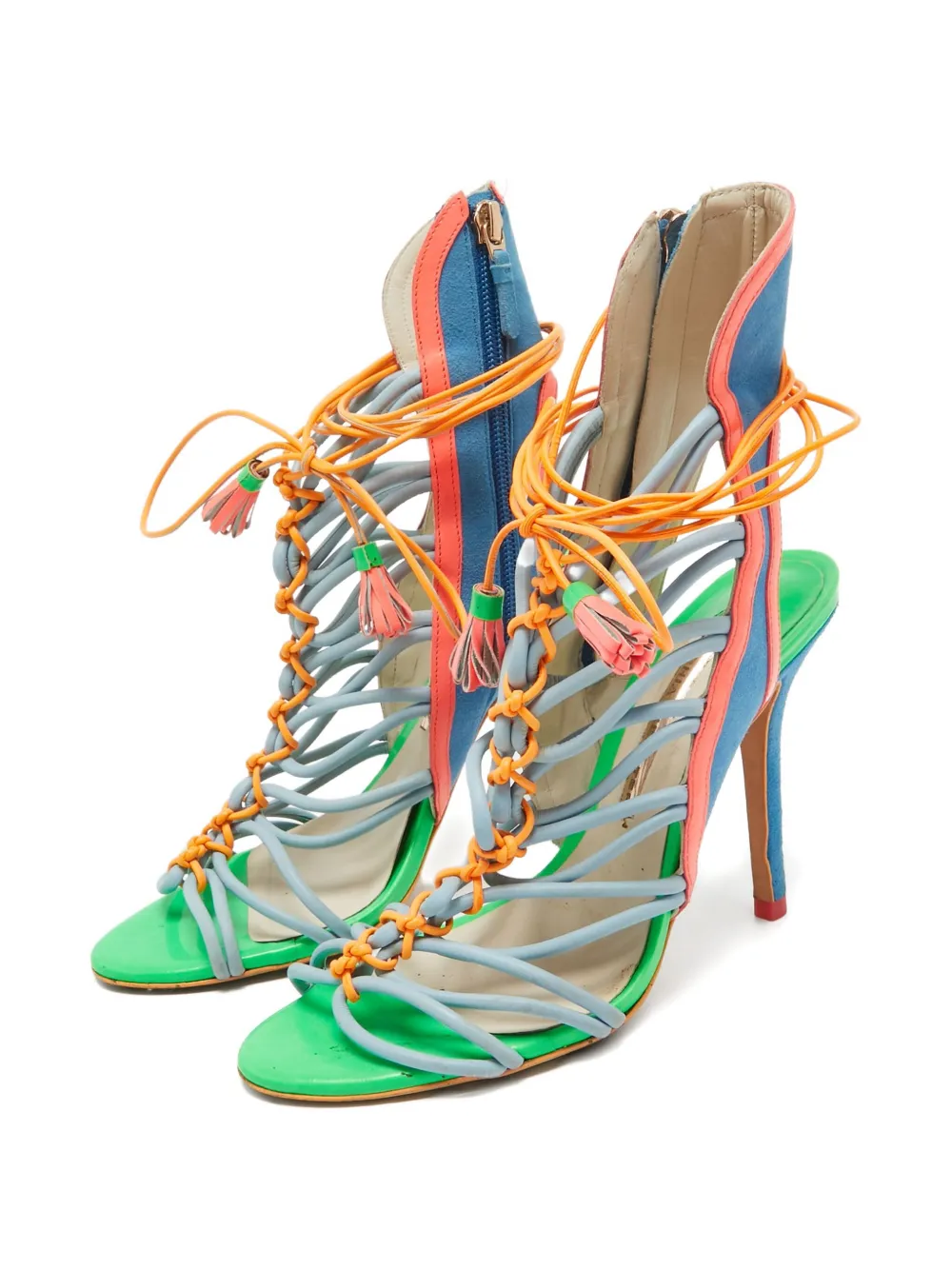 Sophia Webster sandalias con diseño color block | Image 2