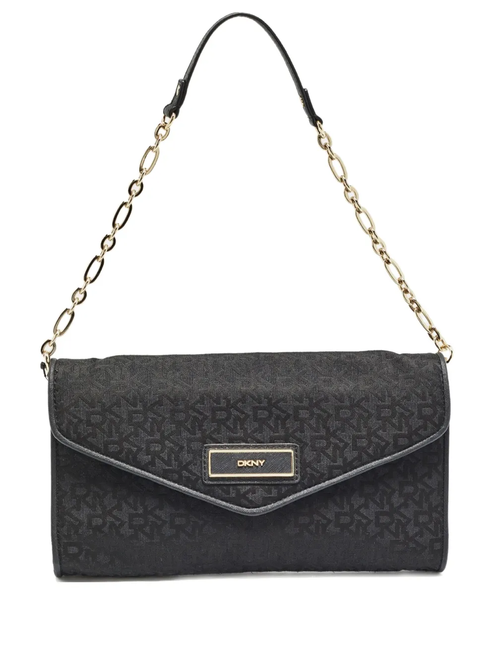 DKNY Vintage pre-owned monogram flap shoulder bag | negro | Image 1
