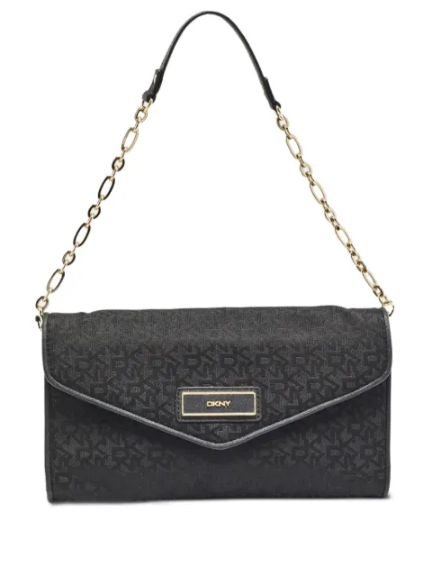 DKNY Vintage pre-owned monogram flap shoulder bag
