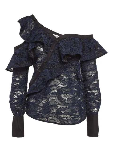 Self-Portrait blusa de encaje