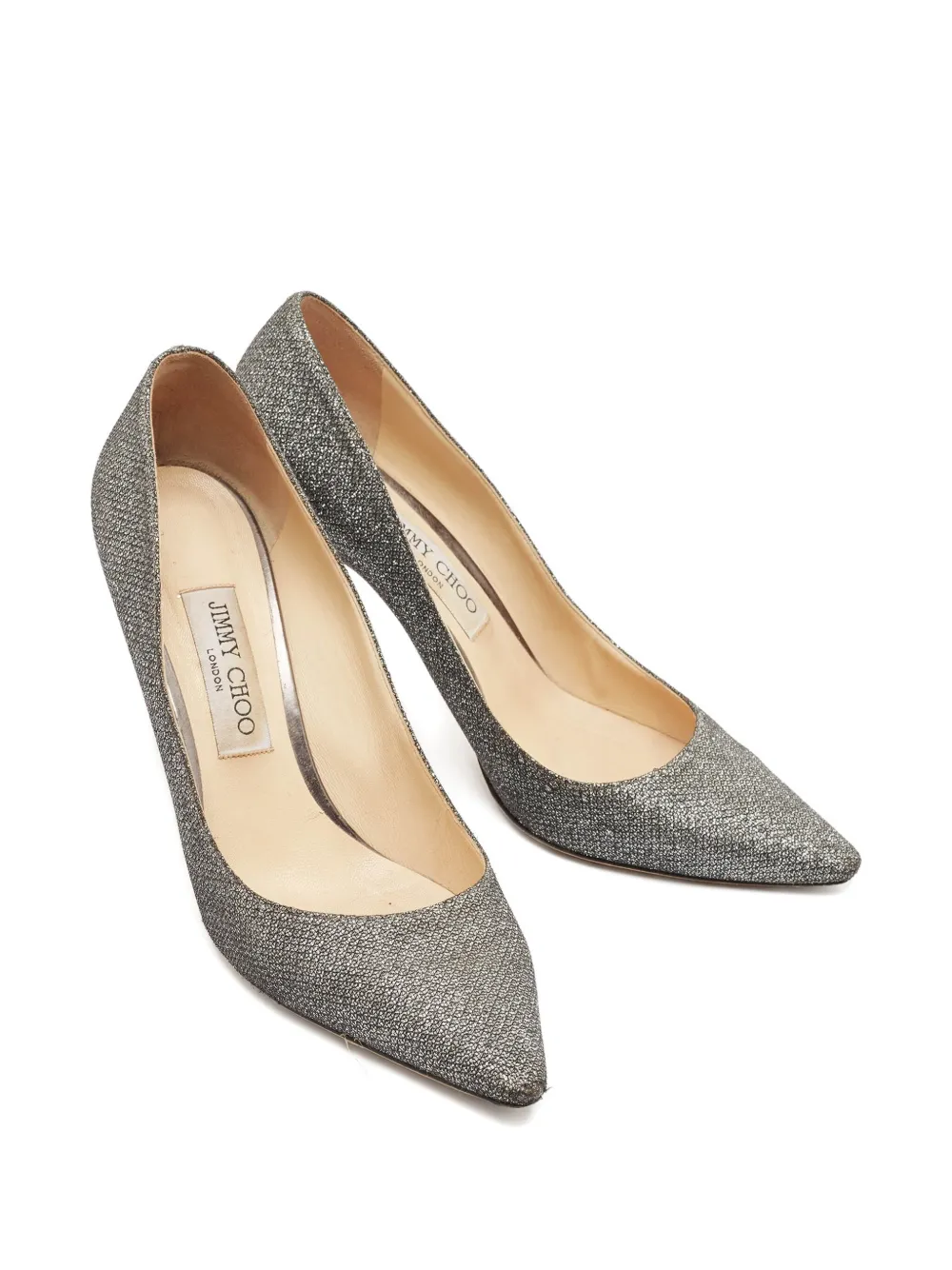 Jimmy Choo Pre-Owned glitter-embellished heeled pumps | Image 2