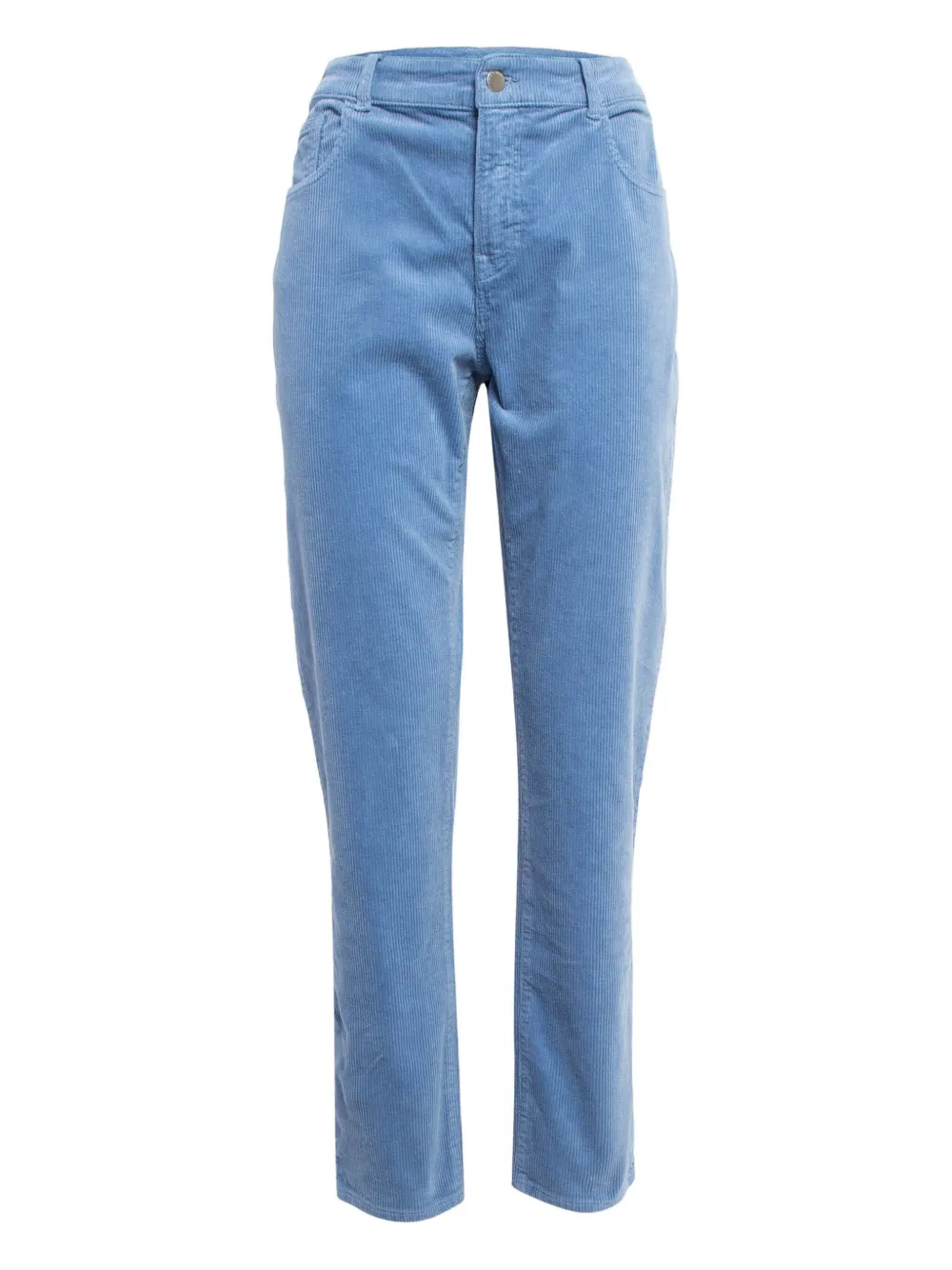 Emporio Armani Pre-Owned five-pocket corduroy trousers | Blue | Image 1