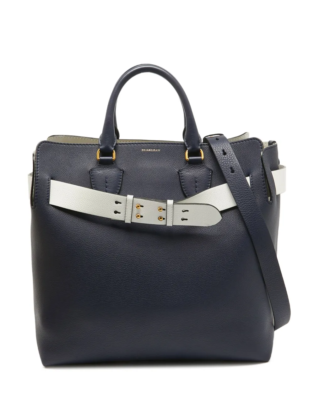 Burberry Pre-Owned leather tote bag | Blue | Image 1