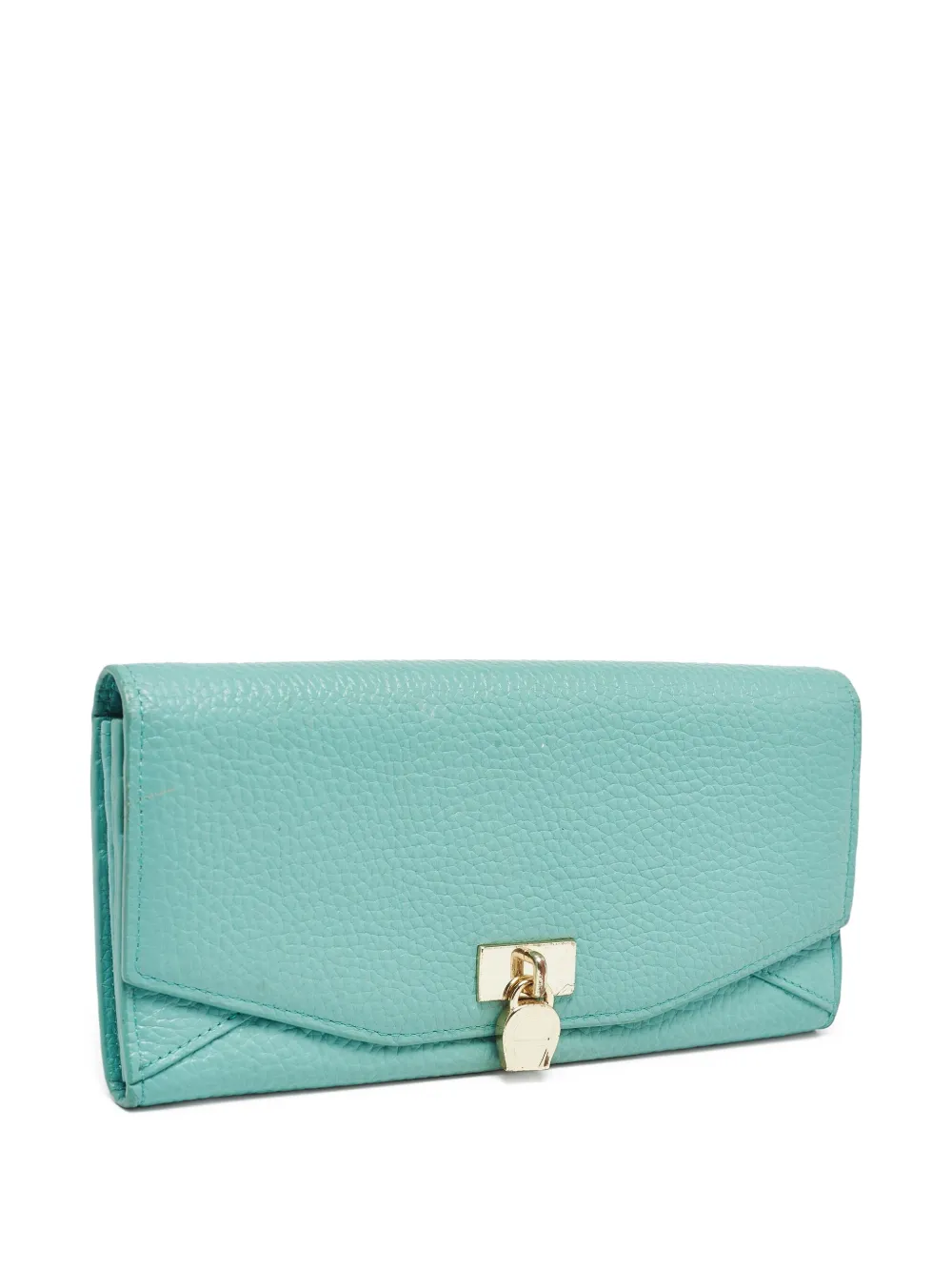 Pre-owned Aigner Vintage  Leather Flap Wallet